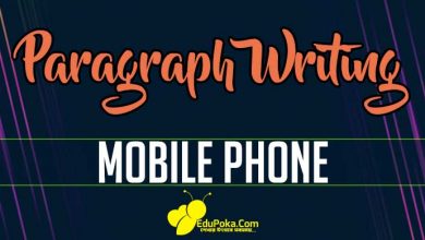 Photo of Mobile Phone Paragraph Writing